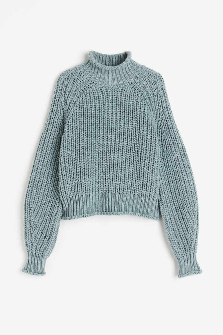 H & M - Knit Sweater - Turquoise | H&M (US + CA)