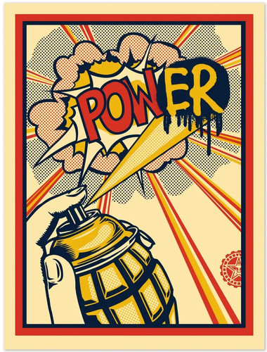 Shepard FaireyPower - Lenticular Print2024
