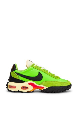 Air Max Waffle SP Sneakers in Action Green, Black, & Total Orange | Revolve Clothing (Global)
