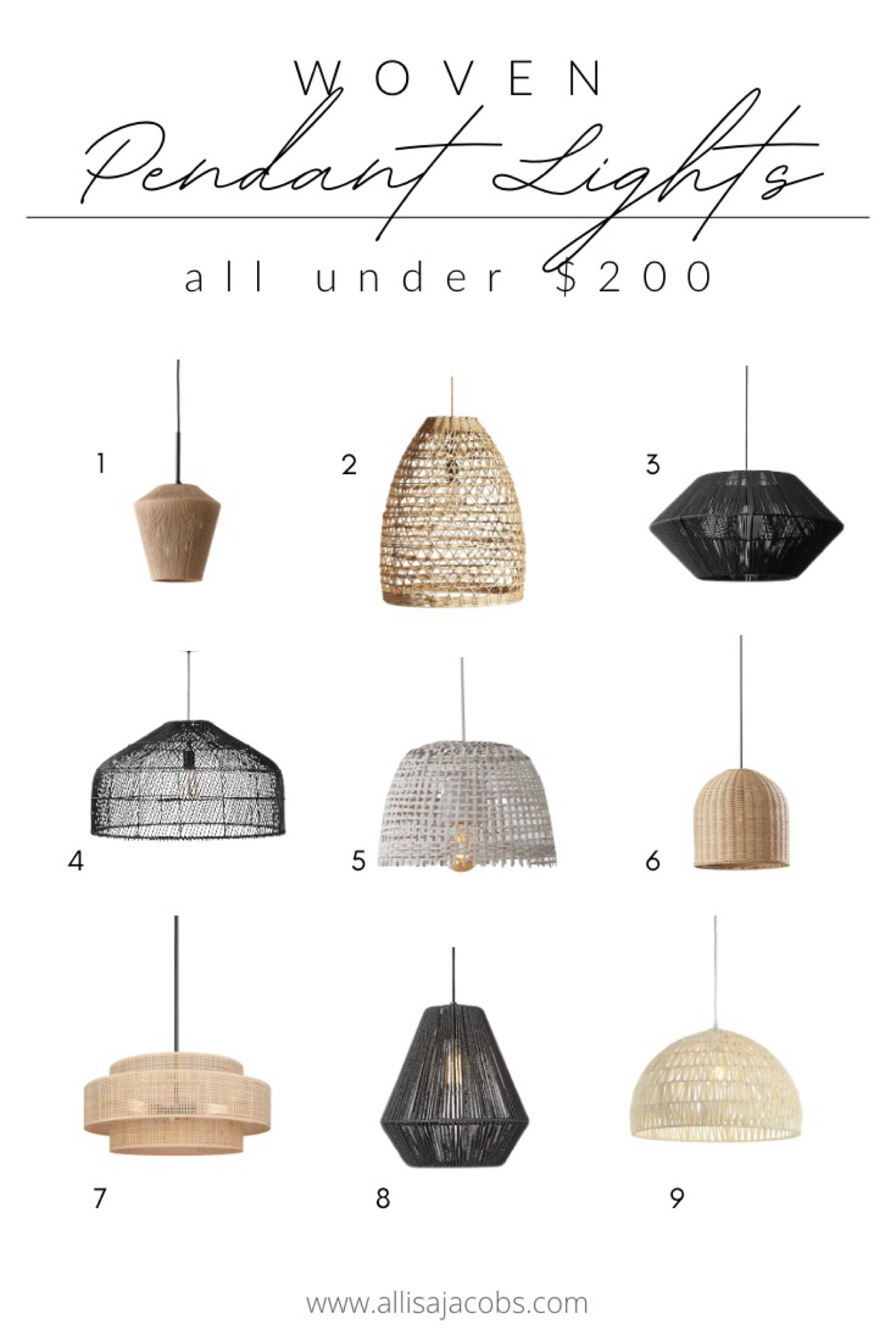 Basket lights are a great way to add texture to a space along with another layer of lighting. These are some of my very favorites that would work well with modern, boho, or organic home decor. All under $200 and most closer to $100. Instant easy home update! 


#LTKhome