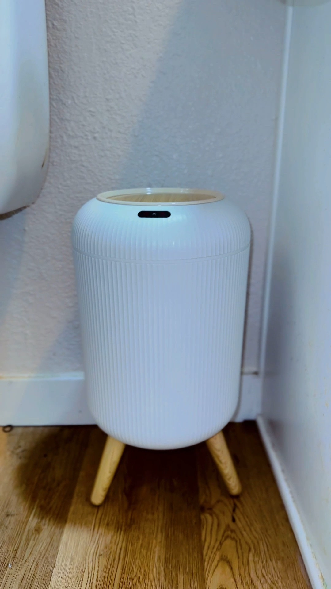 POV: you finally found a bathroom trash can that’s actually cute 🤍
Unboxing my new @LOVEWE touchless trash can and I’m obsessed. Ribbed texture, wood legs, motion sensor lid. No touching, no ugly bin ruining the vibe.
It took me less than 2 minutes to assemble and it fits perfectly in that tight spot next to the toilet. Small space approved!
Would you put this in your bathroom or bedroom? Tell me below 👇
Comment SHOP and I’ll send you the link

Aesthetic Touchless Bathroom Trash Can Unboxing | LOVEWE Small Trash Can with Wood Legs