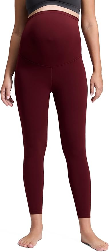 CRZ YOGA Butterluxe Maternity Leggings 25" - Over The Belly Buttery Soft Workout Activewear Yoga ... | Amazon (US)
