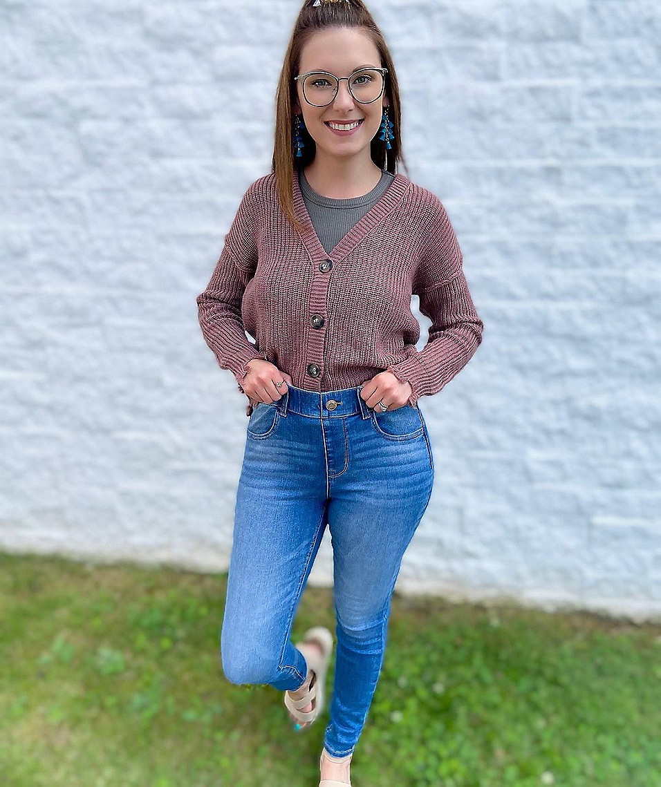 m jeans by maurices™ Cool Comfort Pull On Super High Rise Jegging | Maurices