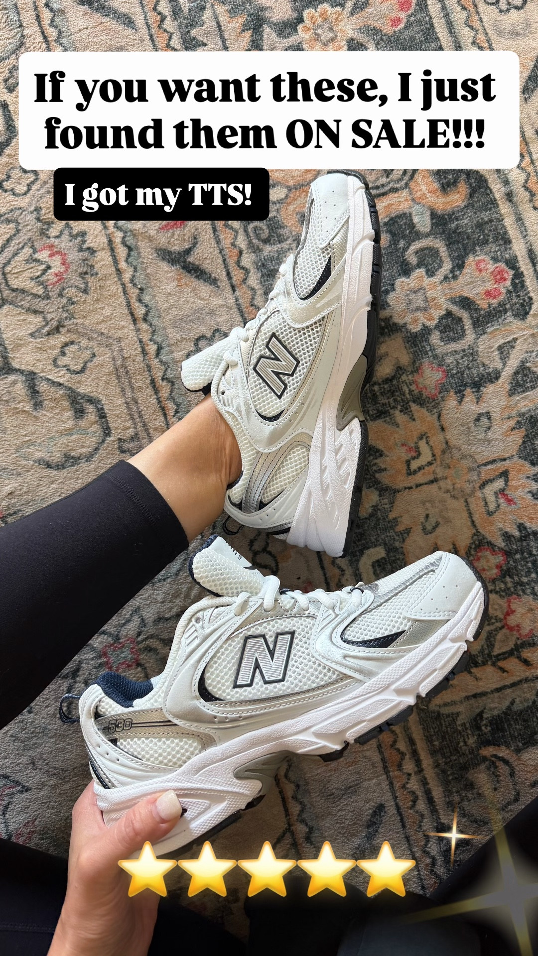 New balance 530 on sale!! I got my TTS! 

#LTKfitnessgoals #LTKActive #LTKSaleAlert