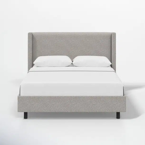 Hanson Upholstered Wingback Platform Bed | Wayfair North America