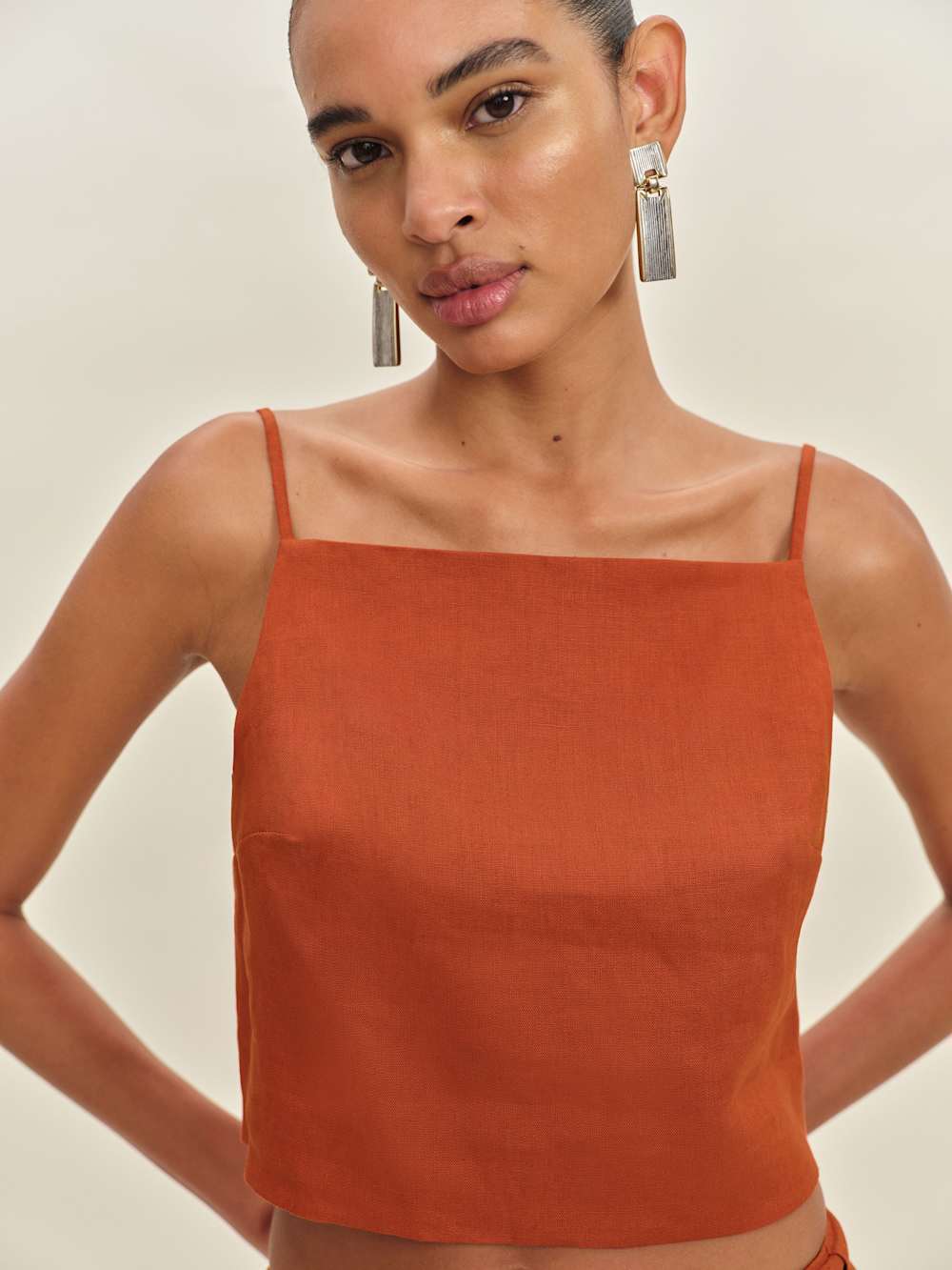 Kerri Linen Top | Reformation (Global)