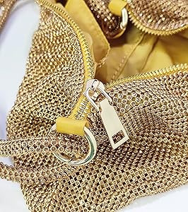 Rhinestone Hobo Bag for Women Rhinestone Purses Sparkly Evening Handbag Shiny Diamond Purse for W... | Amazon (US)