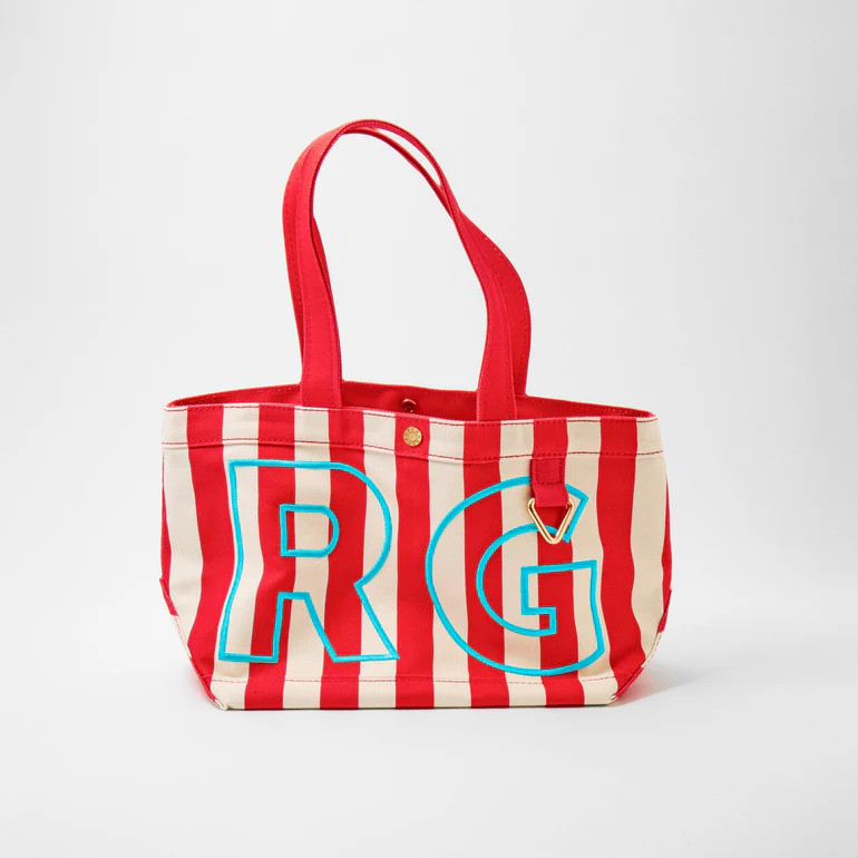 Striped Custom Alpha Tote - Custom Riviera | BaubleBar