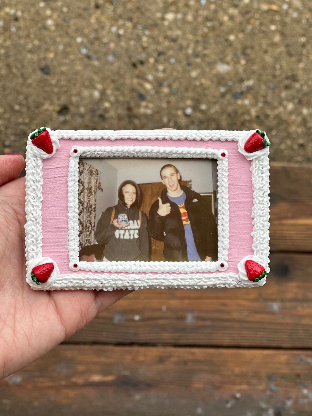 FAKE CAKE Polaroid Frame Magnet - Etsy | Etsy (US)