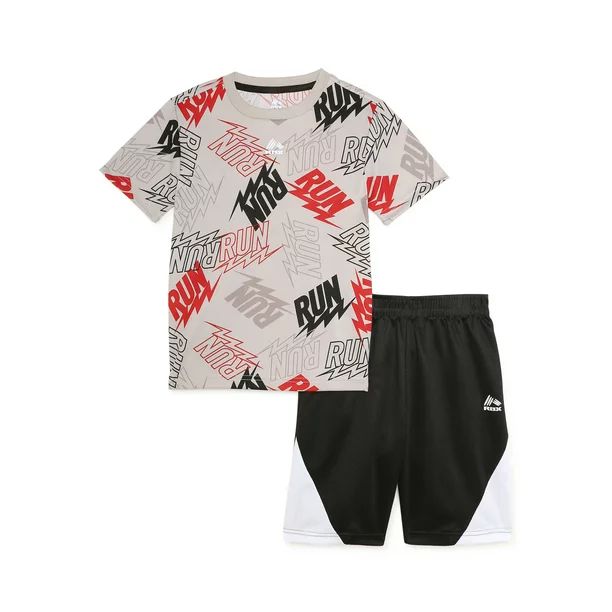 RBX Boys Run Graphic Shirt and Short Set, Sizes 4-12 - Walmart.com | Walmart (US)