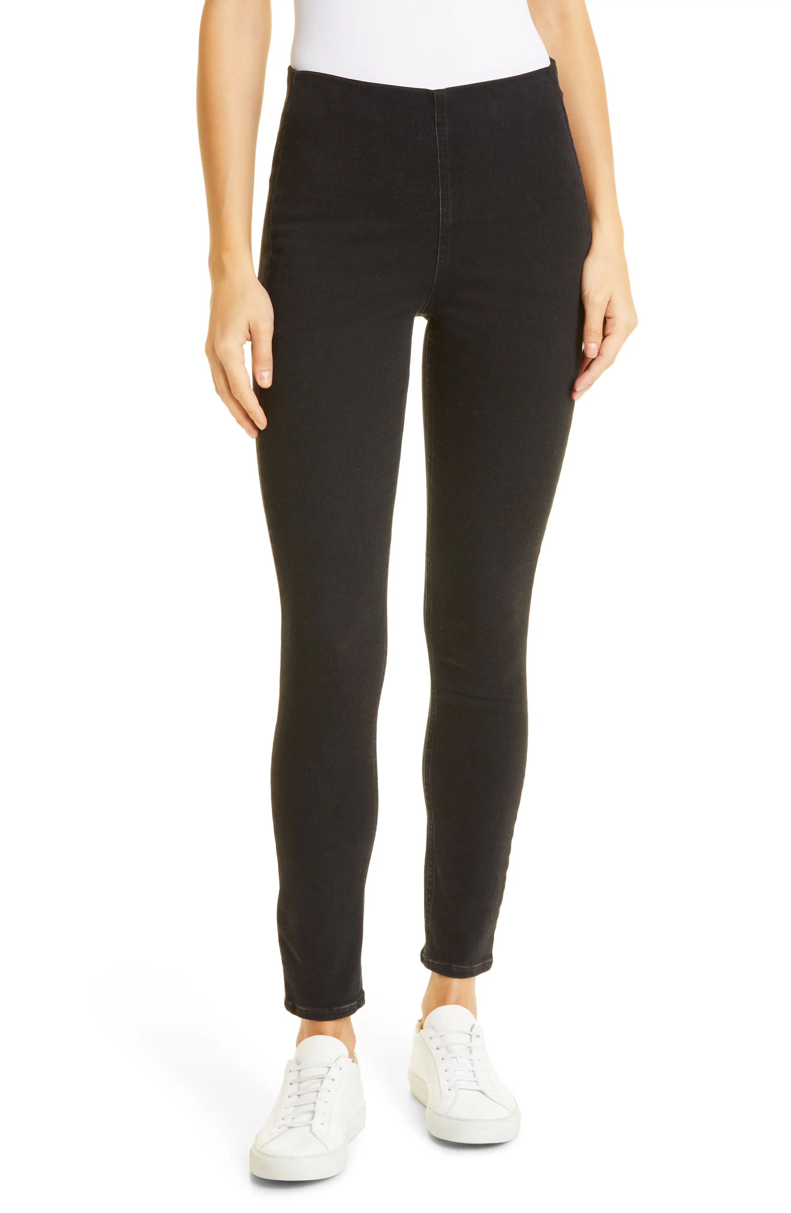 rag & bone Nina High Waist Pull-On Pants, Size X-Large in Clean Dors at Nordstrom | Nordstrom