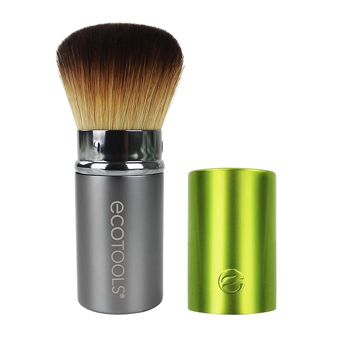 EcoTools Retractable Face Makeup Brush, Kabuki Brush for Foundation, Blush, Bronzer, & Powder, Tr... | Amazon (US)