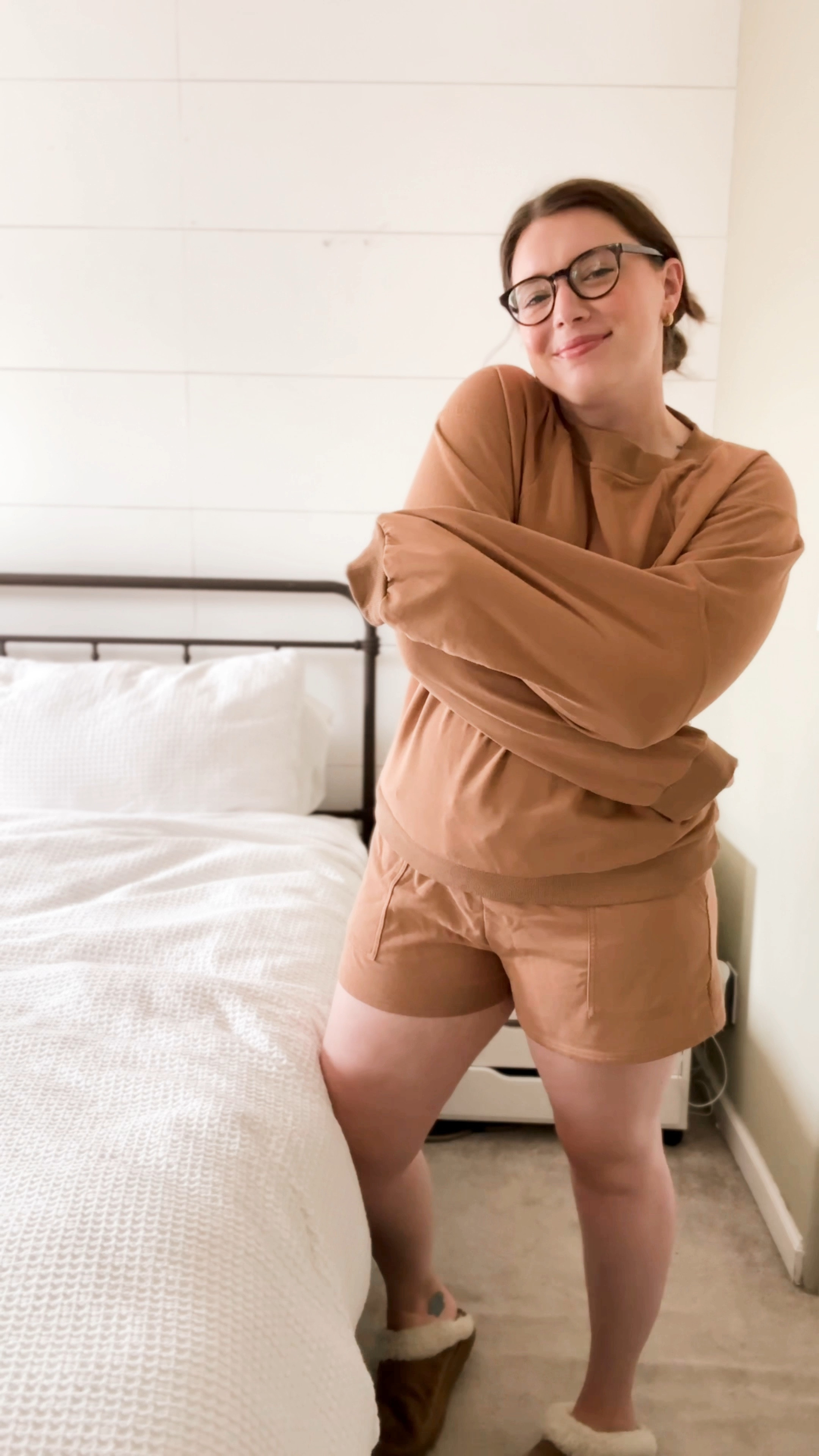 My new favorite Amazon sweatshirt set! I bought this in two colors & sized up to an XL so it would be a bit oversized. So comfy and perfect for fall! 🍁 

#LTKSeasonal #LTKVideo #LTKmidsize