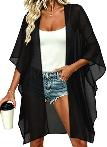Women's Kimono Beach Cover up for Summer Bathing Suits Cardigans Casual Loose Swimwear 2026 | Amazon (US)
