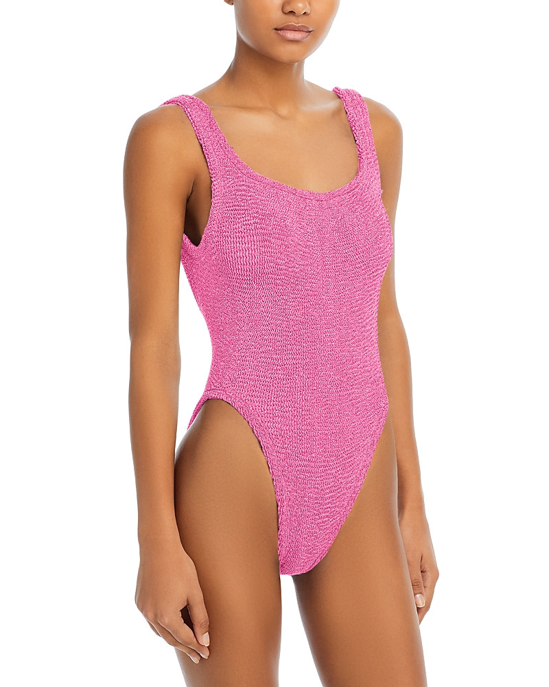 Hunza G Square Neck Crinkle One Piece Swimsuit | Bloomingdale's (US)