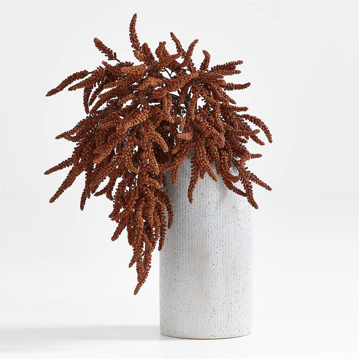 Faux Bronze Amaranthus Stem 50" + Reviews | Crate & Barrel | Crate & Barrel
