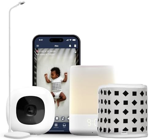 Nanit Essentials Smart Baby Monitor with Floor Stand – 1080p HD Wi-Fi Camera, Sensor-Free Breat... | Amazon (US)