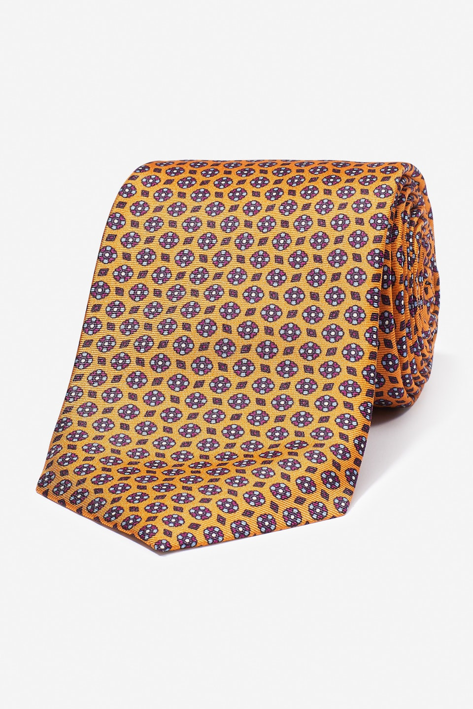 Silk Necktie for Men by Bonobos - Sunburst Diamond Foulard | Bonobos