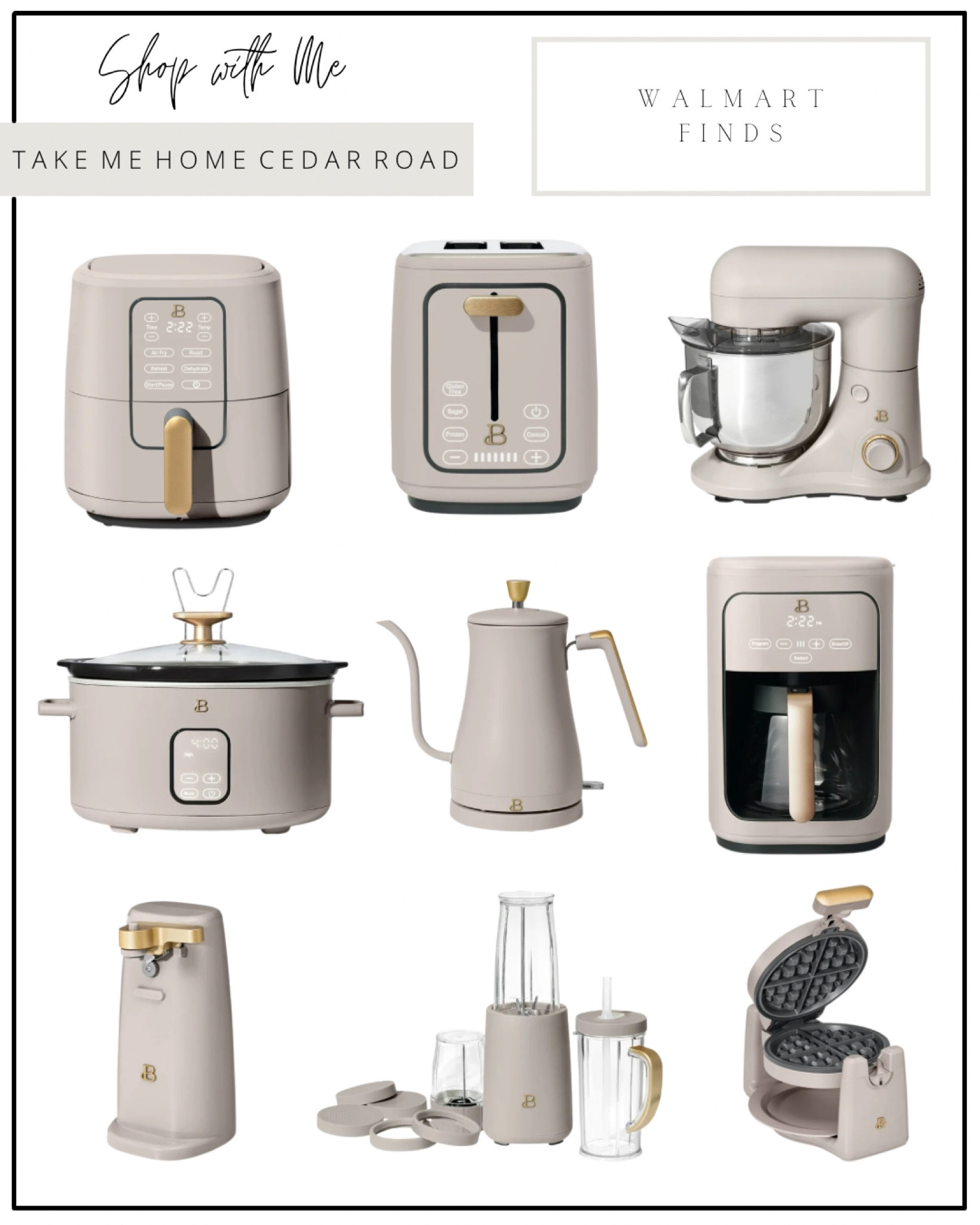 Obsessed with these new taupe kitchen mini appliances! I ordered the crock pot and can opener. Great quality line! 

Kitchen, kitchen decor, neutral kitchen, kitchen accessories, kitchen appliances 

#LTKhome #LTKsalealert #LTKfindsunder100