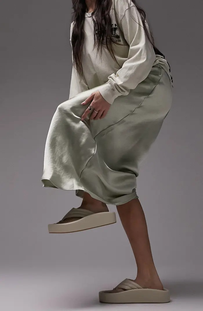 Bias Cut Satin Maxi Skirt | Nordstrom