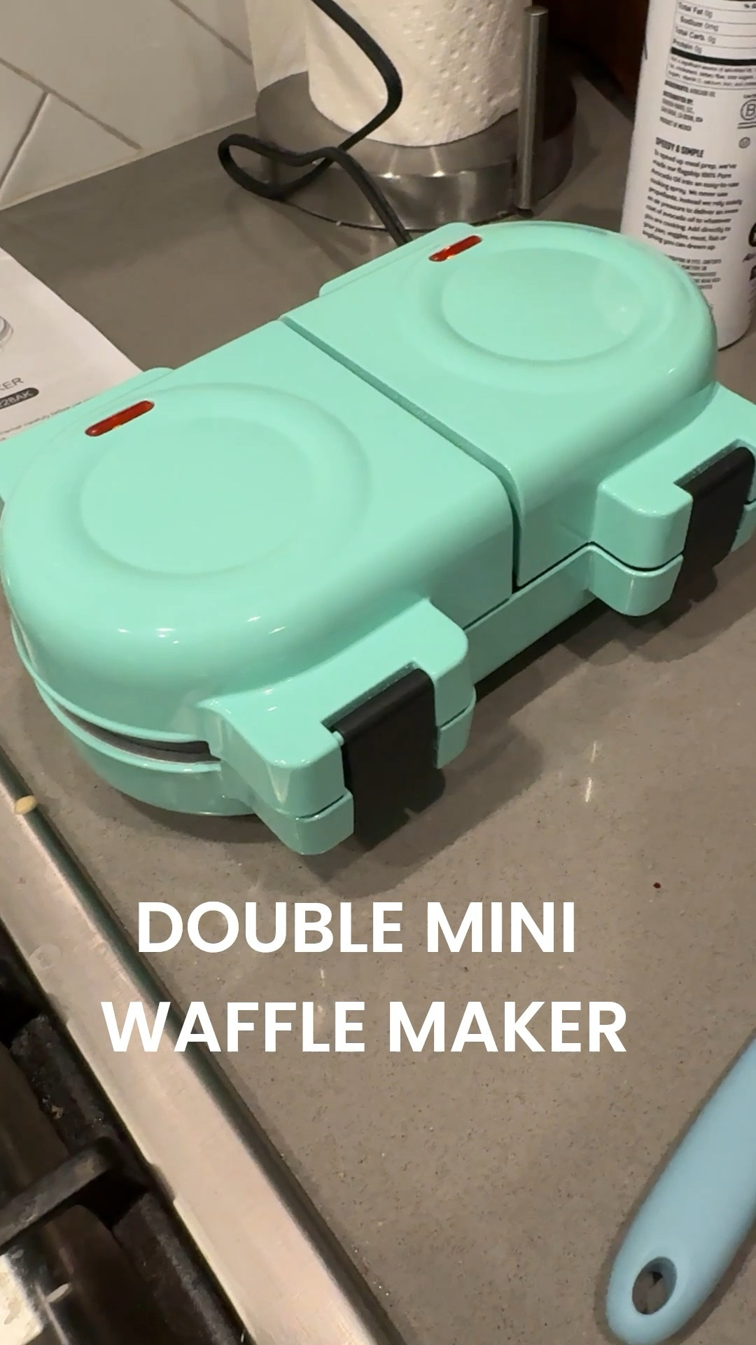 This new Amazon double mini waffle iron is amazing! 

Amazon home / kitchen appliances / breakfast 

#LTKfoodie #LTKmorningroutine #LTKmomlife