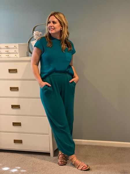 The viral Free People dupe / Amazon set is worth the hype! 

I ordered a size down and the deep teal color is pretty! The bottoms are a little darker than the top. But both pieces are a very yummy knit material. I’ll definitely be breaking this set up and wearing them separately too. 

#LTKstyletip #LTKFind #LTKunder50