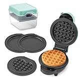 DASH Multimaker Mini System - Waffle Maker with Six 4” Removable Plates & Storage Case: Waffle ... | Amazon (US)
