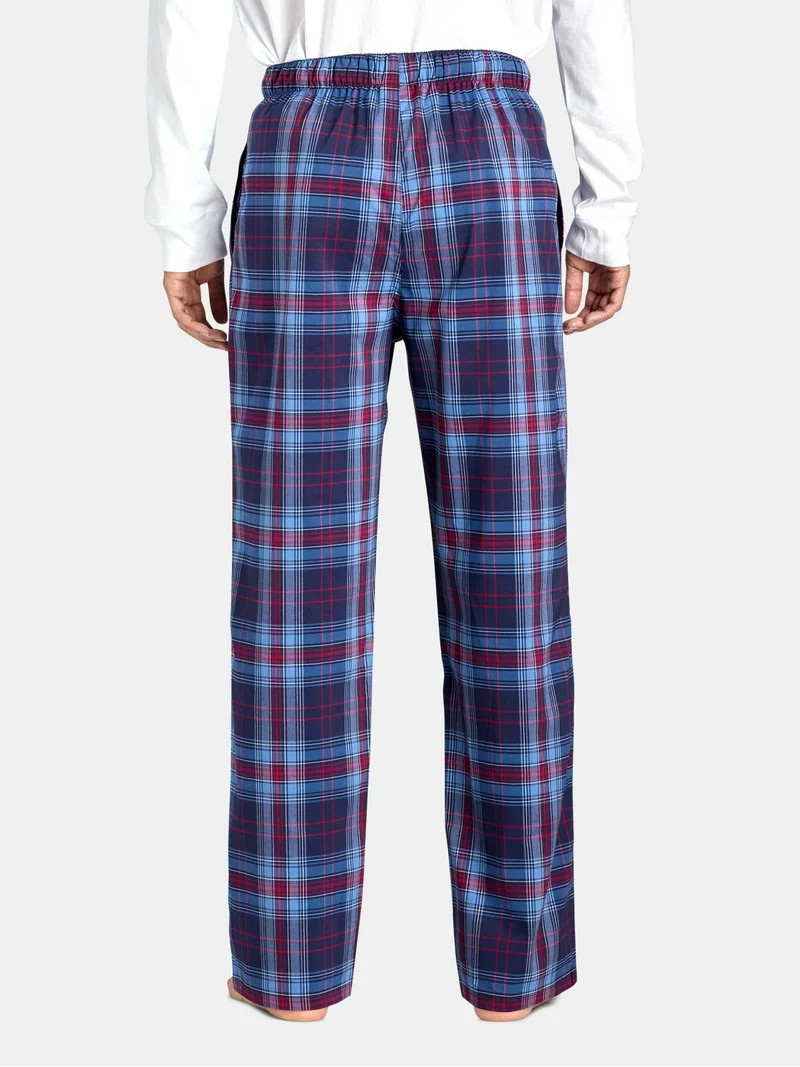 U.S. Polo Assn. Drawstring Plaid Lounge Pajama Pants, Size L, Coronet Blue (Men's) | Walmart (US)