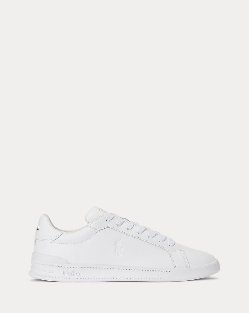 Heritage Court II Leather Trainer for Men | Ralph Lauren® IE | Ralph Lauren (IE)