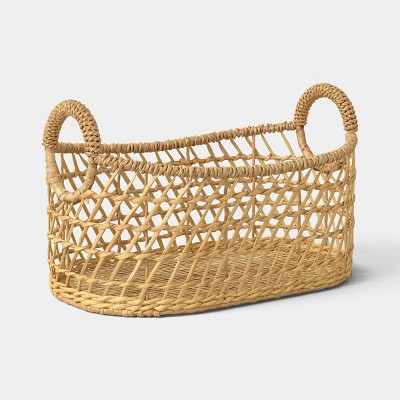 Open Weave Small Basket Natural - Threshold™ | Target