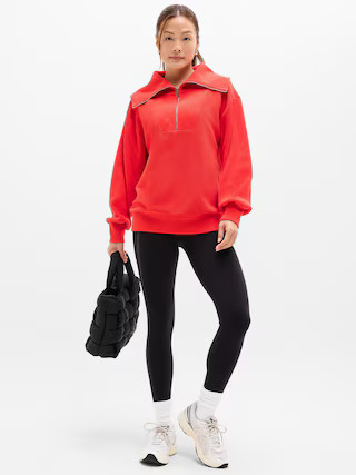 Ottoman Rib 1/4 Zip Sweatshirt | Athleta