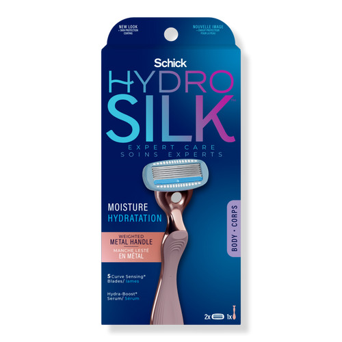 Hydro Silk Rose Gold Metal Handle Razor | Ulta