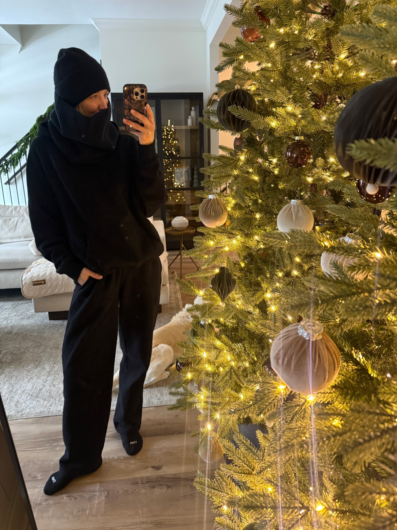 Wearing small fleece pants, small hoodie sweatshirt, socks tts

#LTKFindsUnder50 #LTKFindsUnder100 #LTKOver40