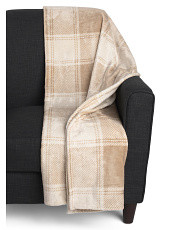 Johnny Plaid Printed Throw | Home | T.J.Maxx | TJ Maxx