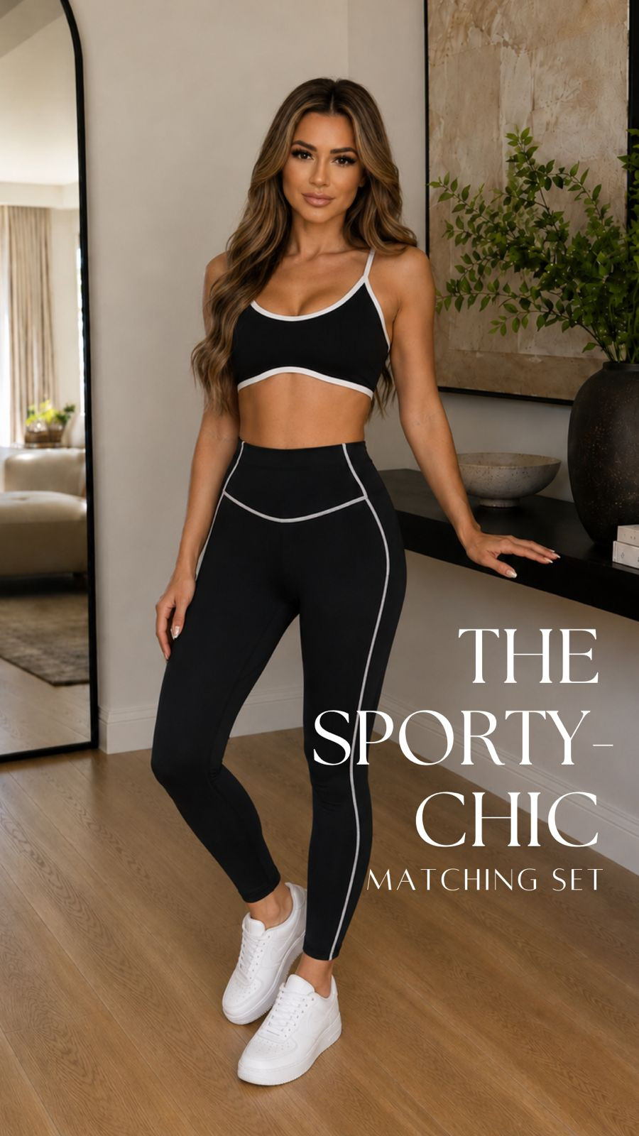 If you love elevated athleisure, this set is a must-have. The contrast piping gives it such a polished, designer-inspired look while keeping it sporty and comfortable. Perfect for workouts, coffee runs, travel days, or simply looking put together with minimal effort. It hugs in all the right places and feels amazing on. A luxury-looking set without the luxury price tag. 

 #LTKdayinmylife #LTKgrwm #LTKootd