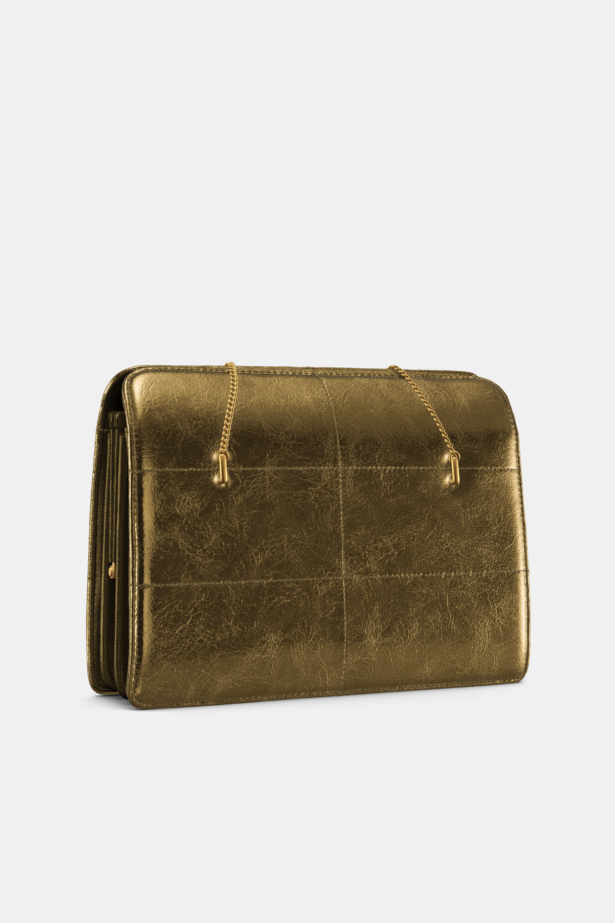 LEATHER SHOULDER BAG | Zara US