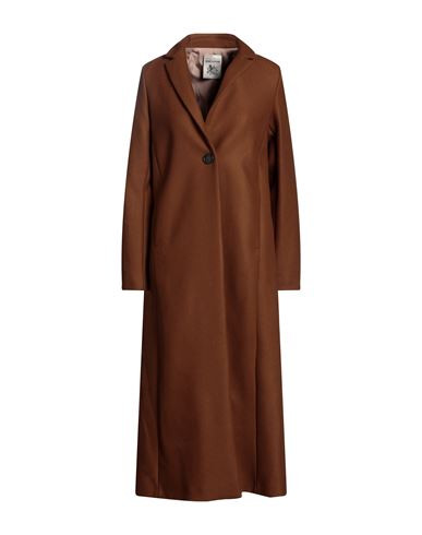 Semicouture Woman Coat Camel Size 2 Virgin Wool, Polyamide | YOOX (US)
