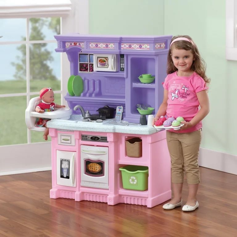 Step2 Little Bakers Kids Play Kitchen with 30 Piece Accessory Play Set | Walmart (US)