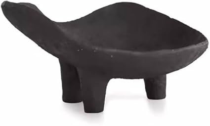 Fruit Bowl Basket Wabi-sabi Style Black Fruit Plate Resin Storage Tray Ornaments Retro Art Decora... | Amazon (US)