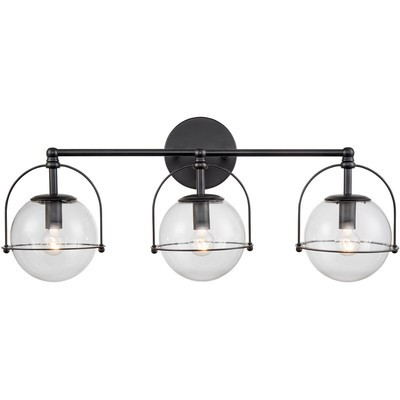ELK Lighting 18432/3 Langford Bathroom Vanity Light Matte Black  | eBay | eBay US