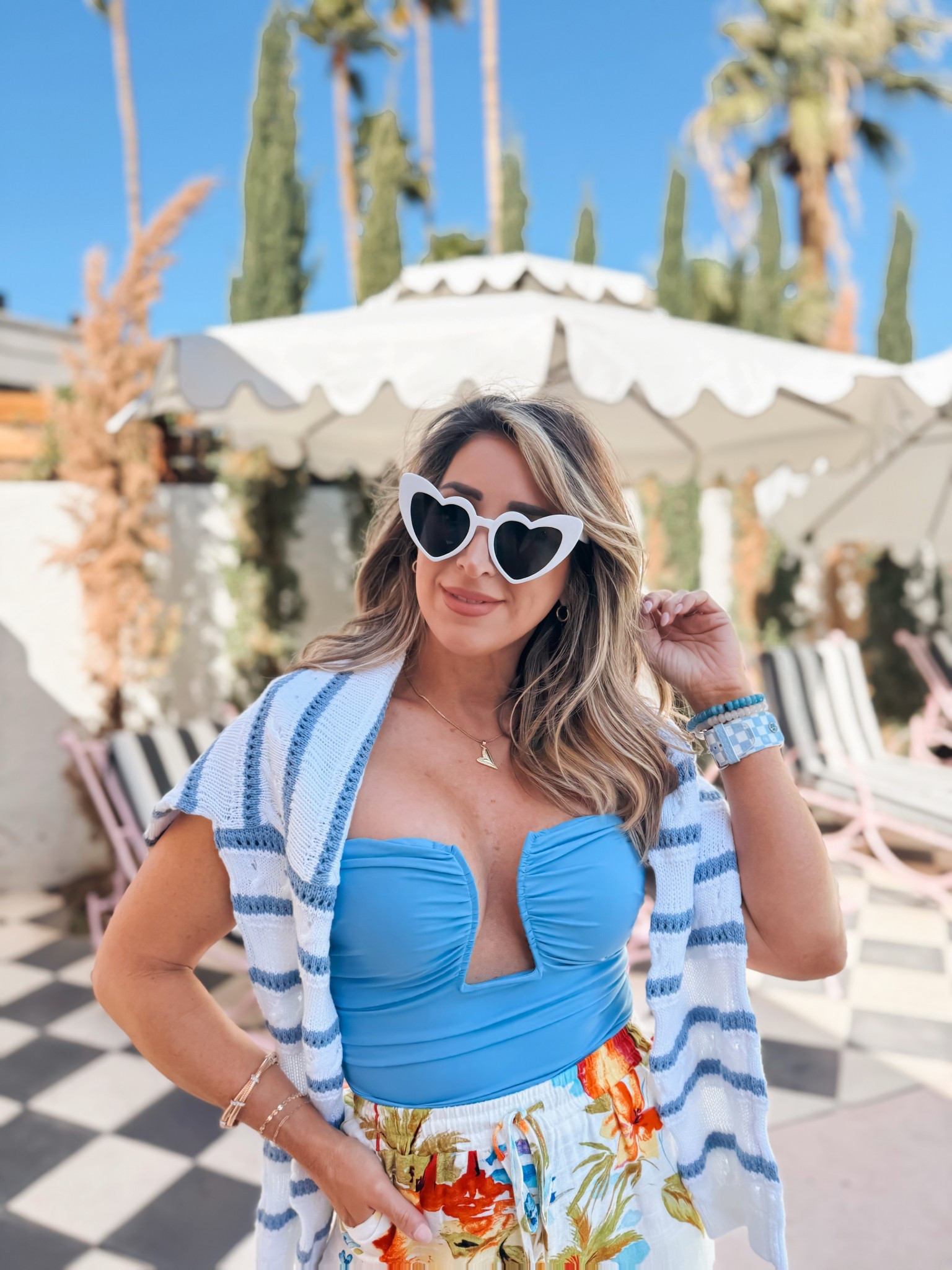 Soaking in the sunshine today! ☀️😎
Grab my newly released smartwatch band. Use code JANUARY/0 at checkout for a discount AND use code  JANUARY10 on my bodysuit. 

APPLE Watchband, Sparkl, vacation outfits, spring break style

#LTKStyleTip #LTKTravel #LTKOver40