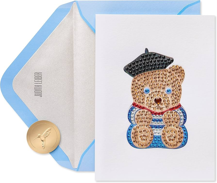 Papyrus Judith Leiber Blank Card for Her (Gemmed French Bear) | Amazon (US)