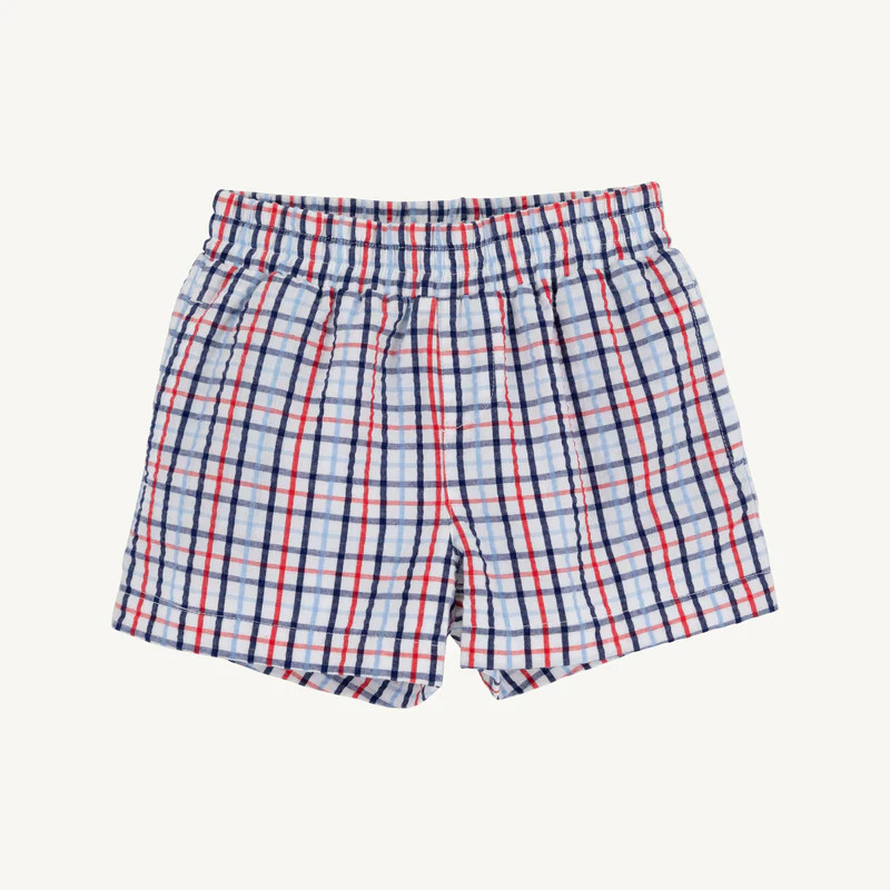 Sheffield Shorts - Gramercy Park Plaid Seersucker | The Beaufort Bonnet Company