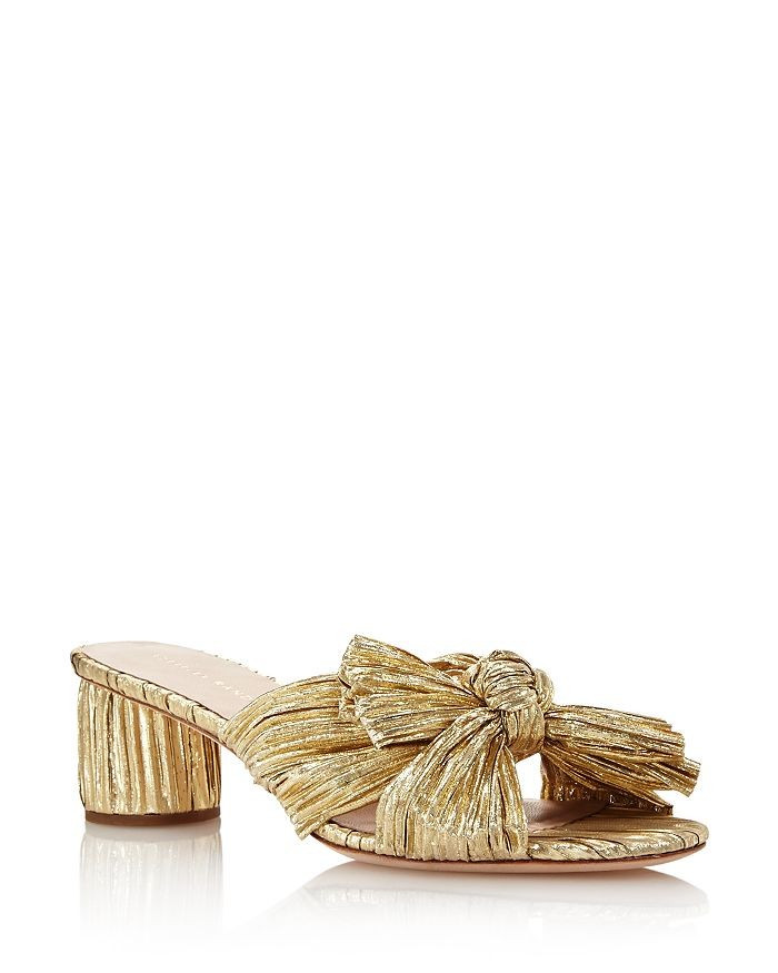 Women's Emilia High-Heel Slide Sandals- Bow Heels | Bloomingdale's (US)