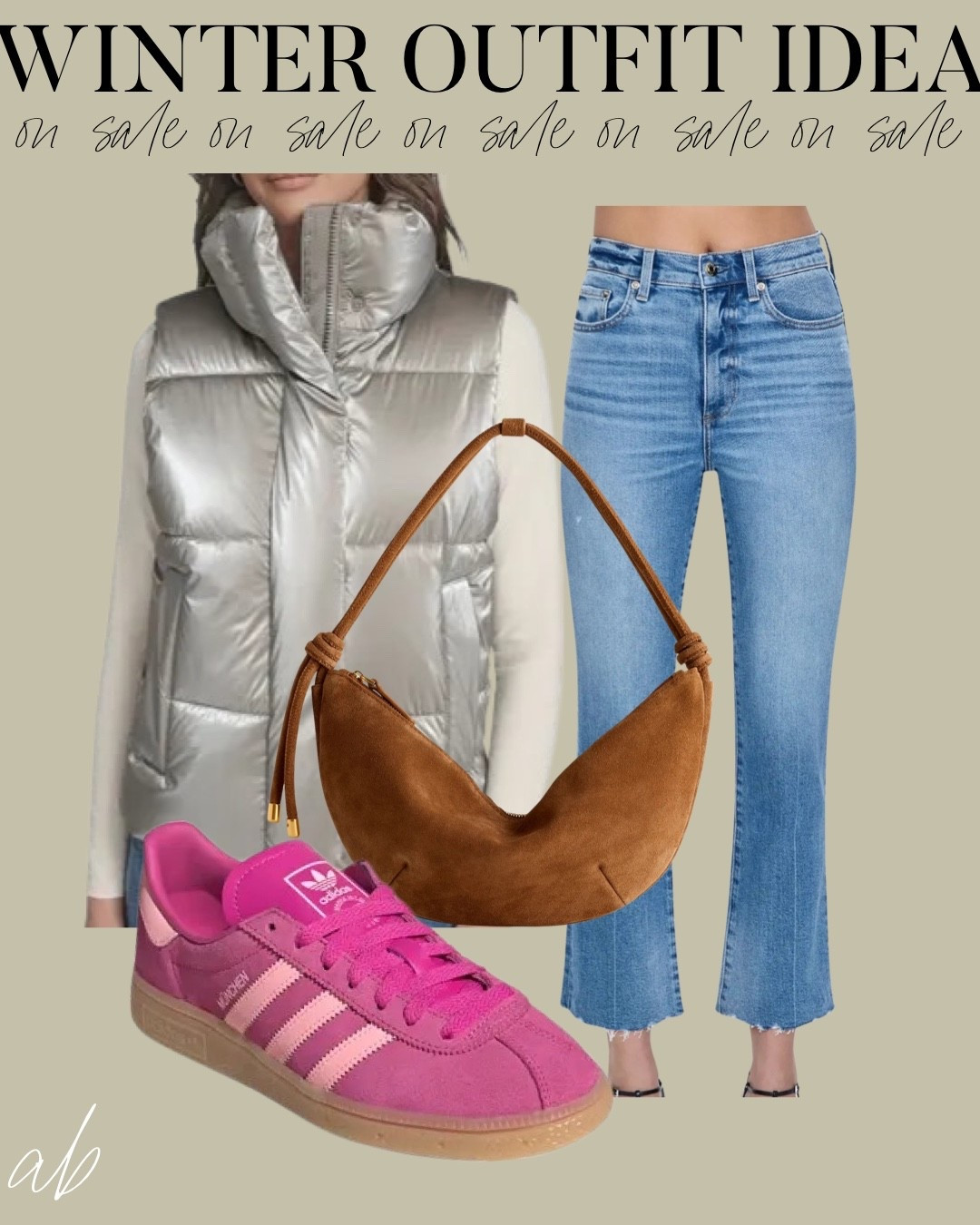 Fall outfit idea silver puffer vest and pink adidas on Sale 

#LTKFindsUnder50 #LTKFindsUnder100 #LTKootd