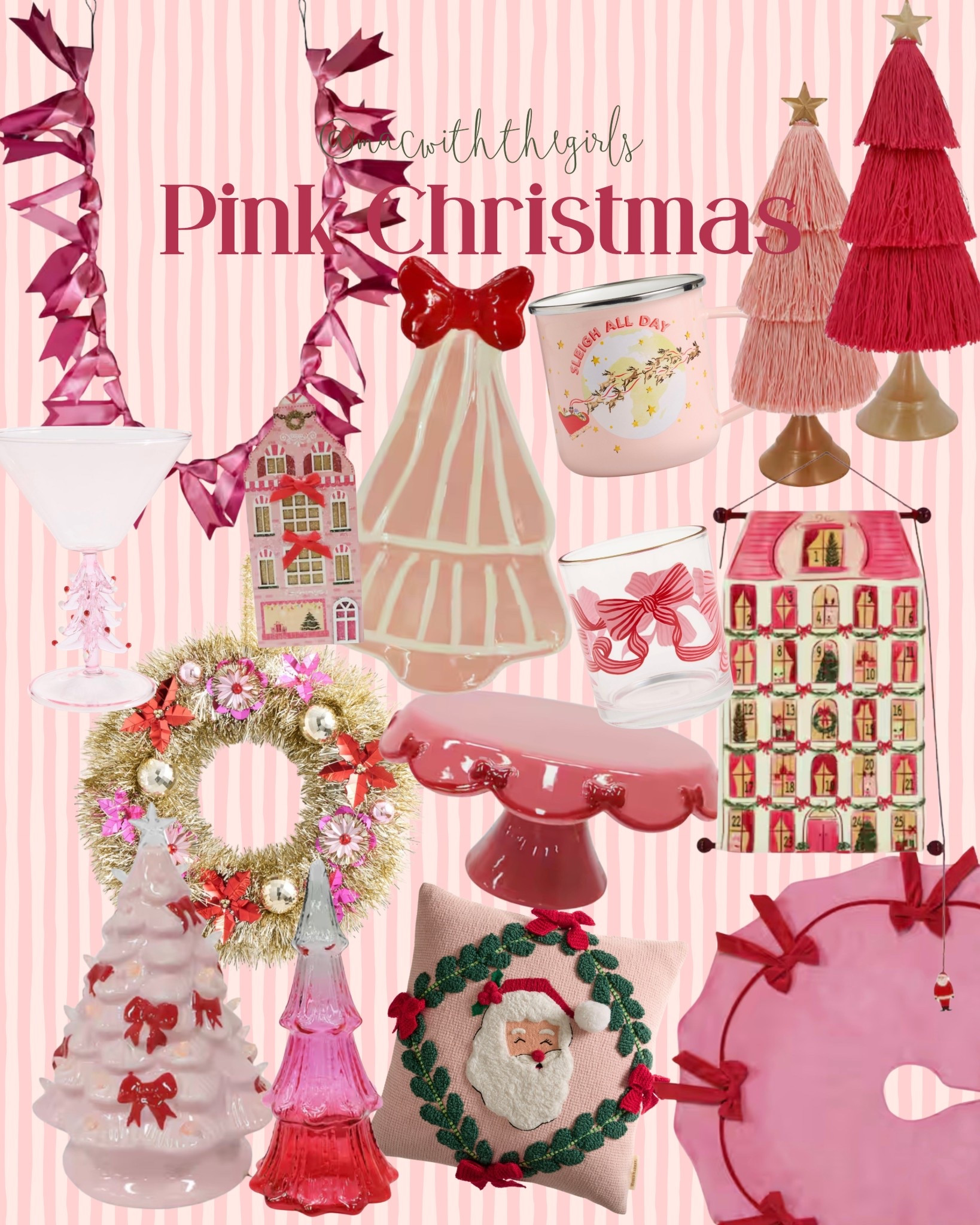 Pink Christmas favorites! Christmas decor, whimsical, colorful Christmas 

#LTKHoliday #LTKHome #LTKSeasonal