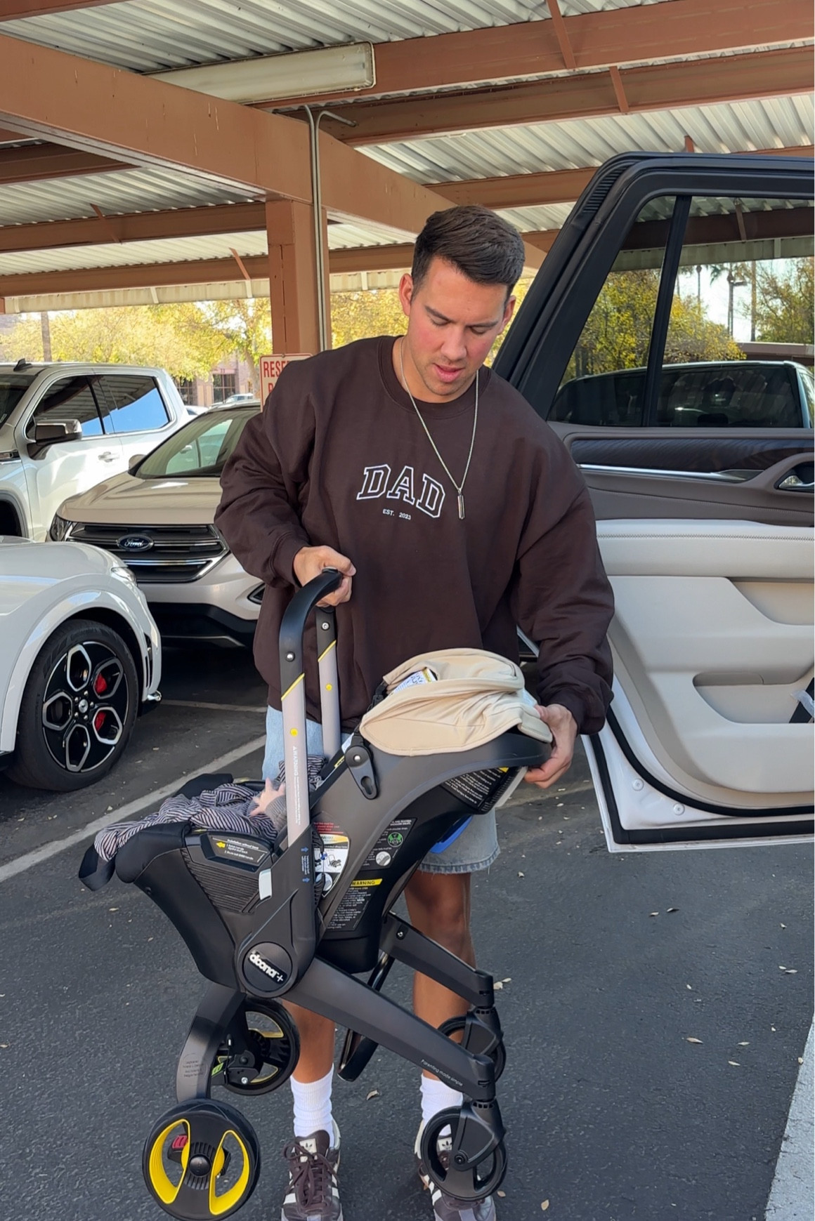 CARSEAT STROLLER WE LOVE🤎