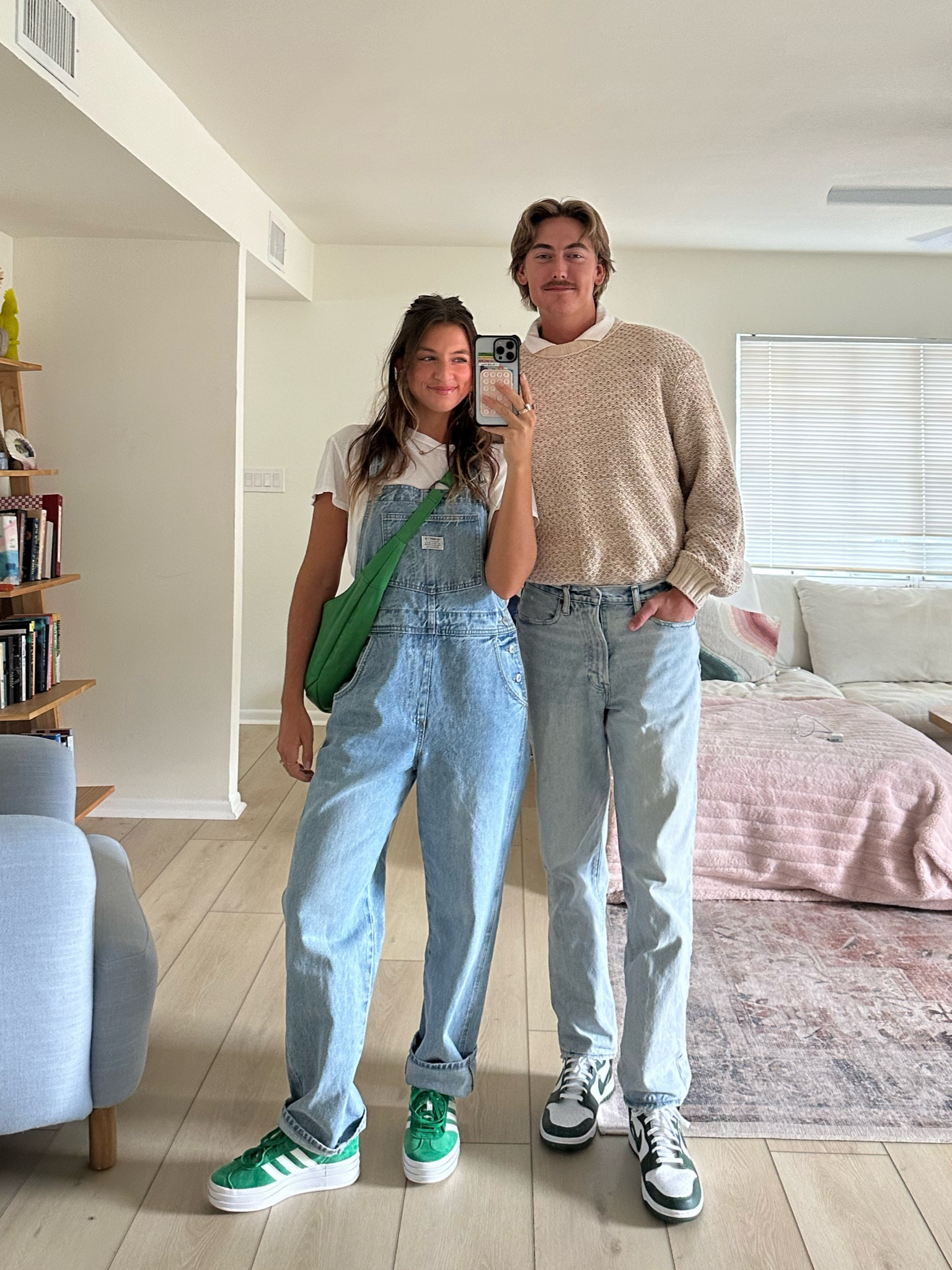 Overalls: XS 
Shoes: 8 true to size 


#LTKstyletip #LTKmens #LTKSeasonal