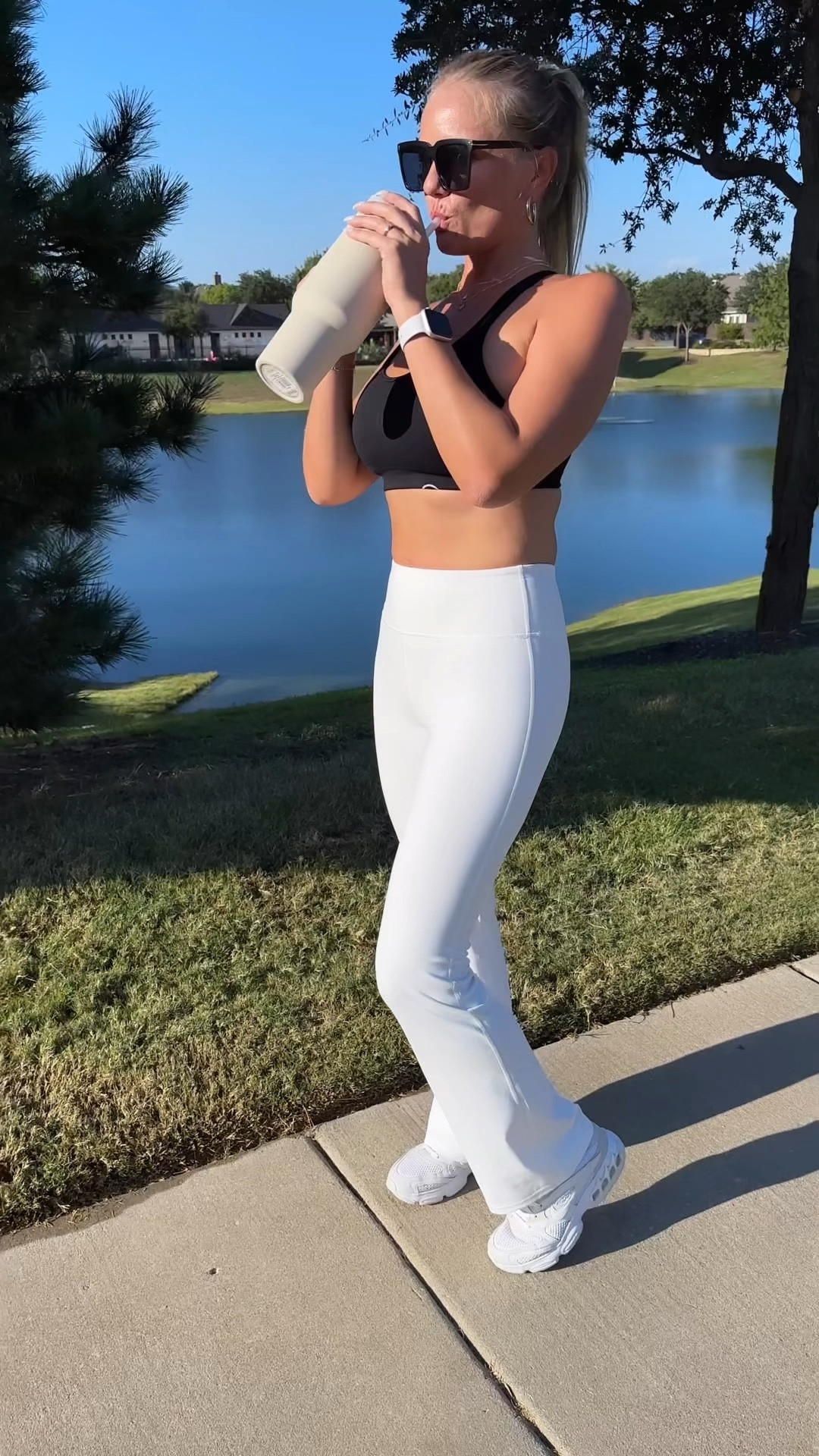 Ladies, you NEED these pants in your life! 🌟 I’m obsessed with these Promover Bootcut Yoga Pants from @g4free_activewear! Seriously, they’re everything—super comfy, soft, and stretchy, and the high waist gives me all the confidence vibes. Whether I’m running errands, hitting the gym, or even dressing them up for a casual workday, they’ve got me covered!

I’m wearing a size S with a 31” inseam, and they fit like a dream for my 5’6” frame! 💁‍♀️ But don’t worry, there’s a length for everyone—petite babes, the 29” inseam is perfect for you, and tall beauties, the 33” inseam is your go-to!

And here’s the best part: you can save 10% with code G4FREE10! 🎉 Just search “G4Free pants” on Amazon, or it’s in my bio too!

You’ll want to live in these, trust me! 💕

#LTKVideo #LTKFitness #LTKActive