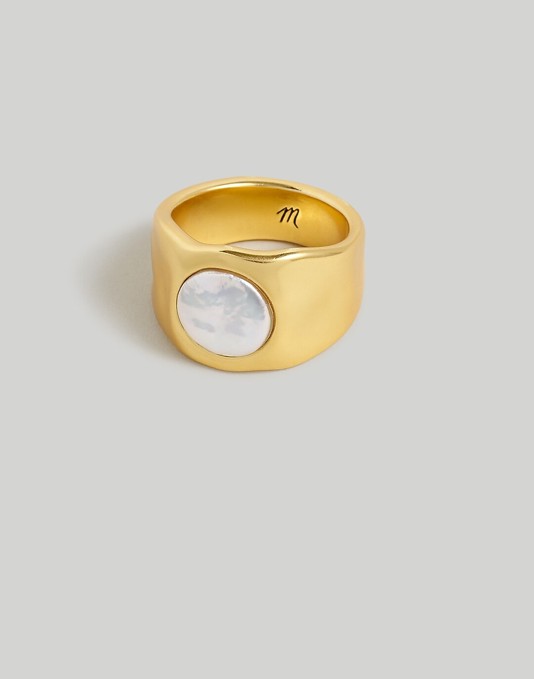 Freshwater Pearl Cigar Band Ring | Madewell